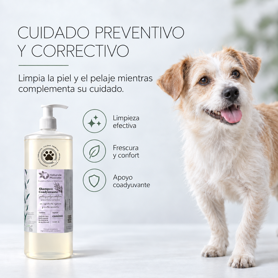 Shampoo coadyuvante 1 Lt. (pulgas e insectos)