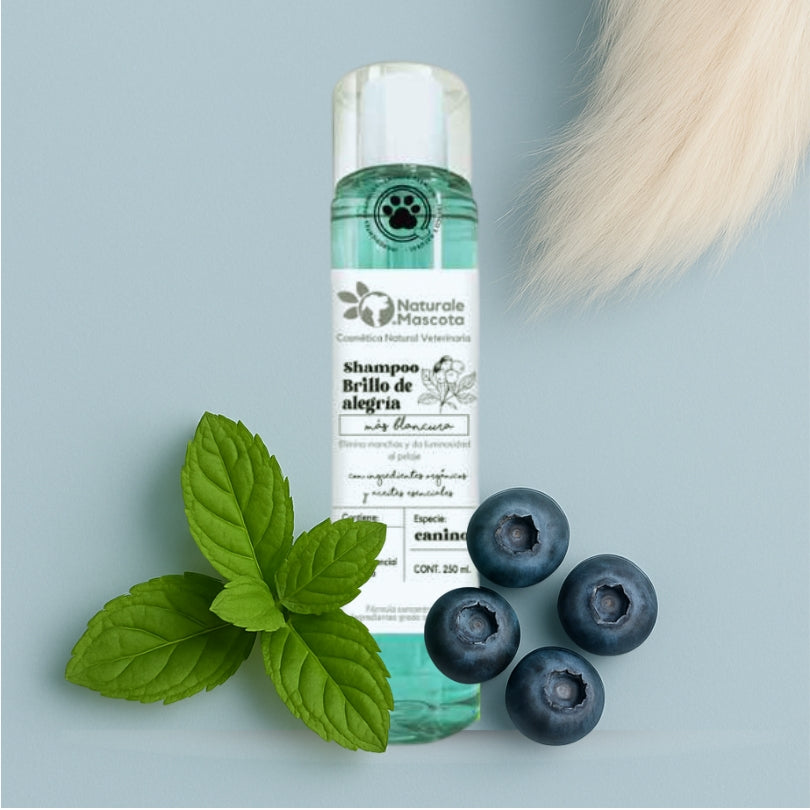 Shampoo para desmanchar-Pelo blanco- 250 ml.