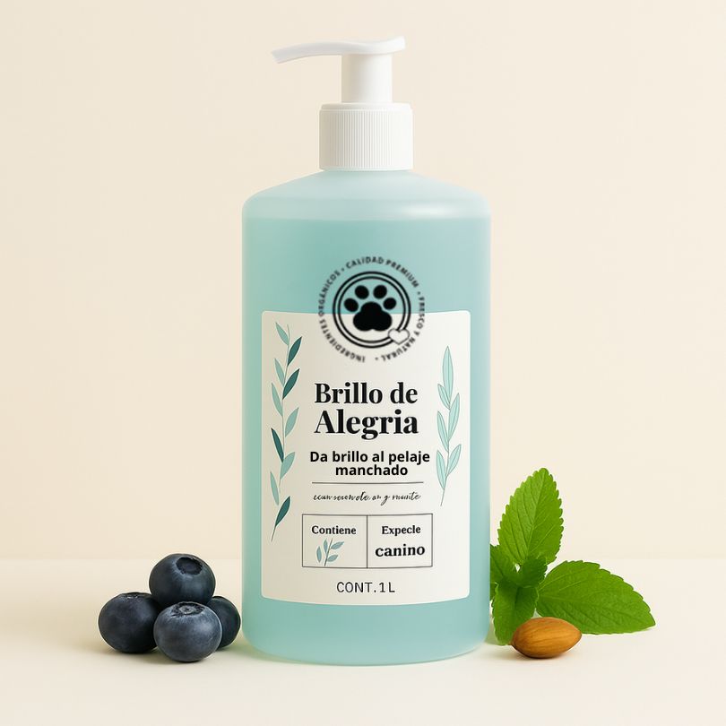 Shampoo Brillo de alegría (menta-blueberry) - 1 litro