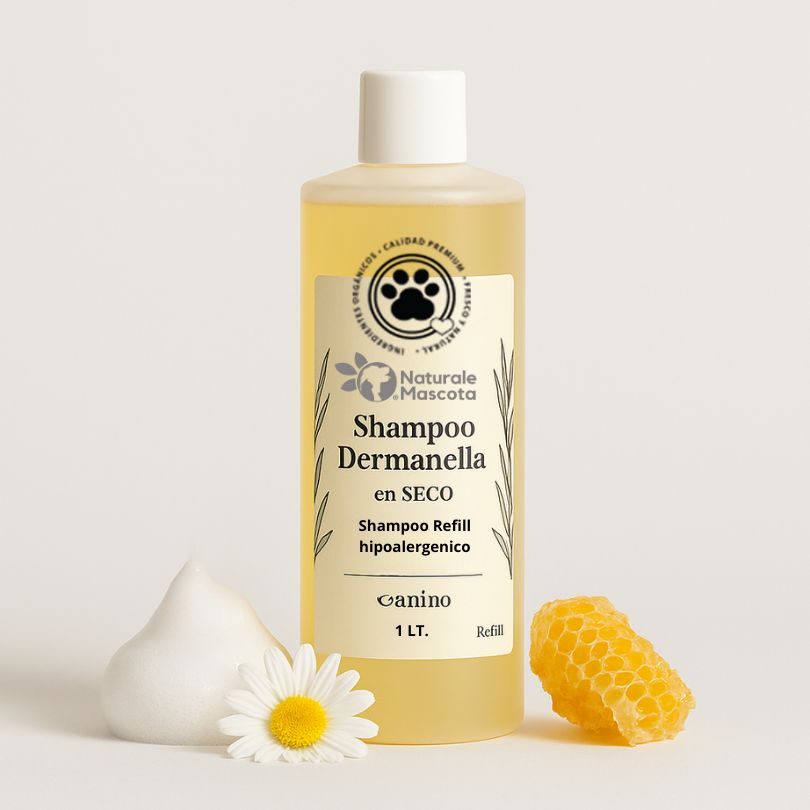 Shampoo en seco Hipoalergénico. REFILL 1 litro