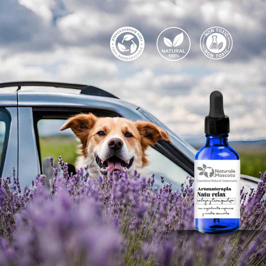 Loción NATURELAX - Aromaterapia relajante para mascotas.