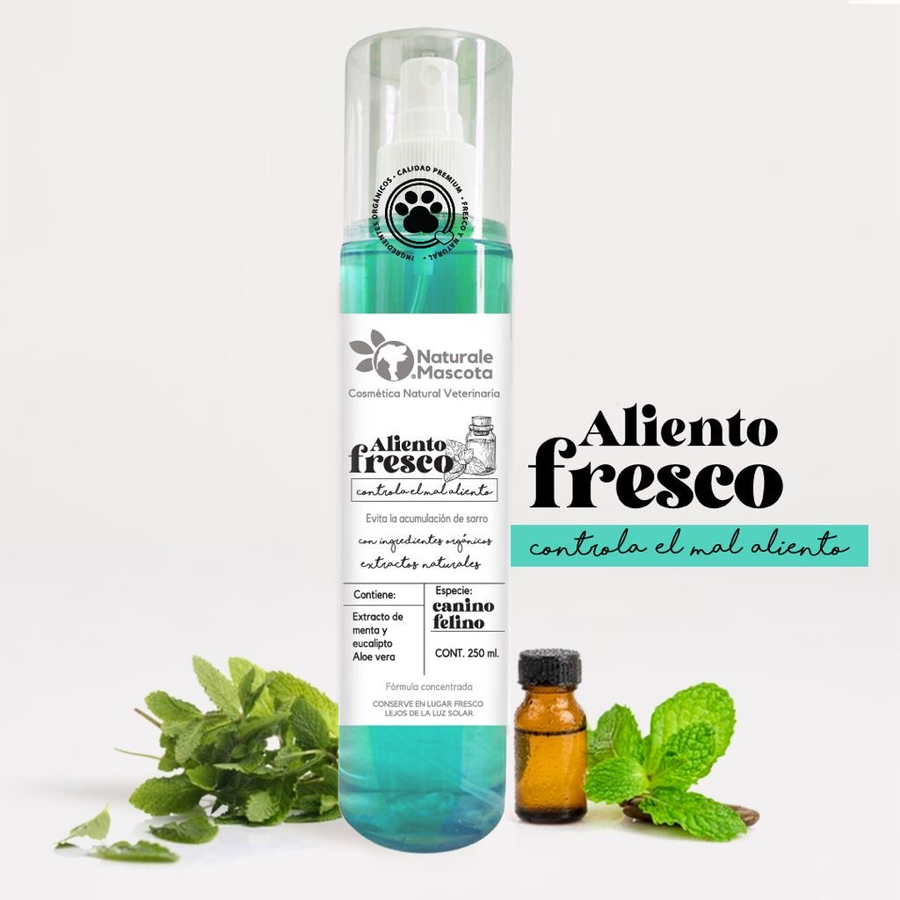 Aliento fresco- enjuague bucal en spray